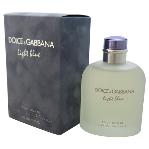 돌체앤가바나 Dolce & Gabbana Light Blue Eau de Toilette Spray for Men, 6.6 Fl Oz