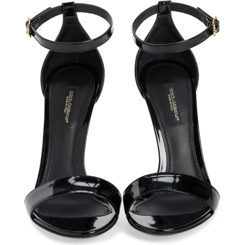 돌체앤가바나 Dolce&Gabbana Keira Baroque DG Heel Sandal_BLACK