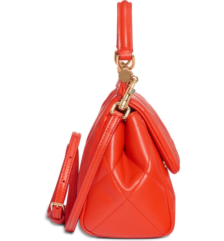돌체앤가바나 Dolce&Gabbana Small Sicily Matelasse Leather Top Handle Bag_TUCANO