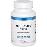 Douglas Laboratories Nutri E-400 Forte Vitamin E Antioxidant Support for Oxygenation, Liver, and Immune Function 60 Capsules