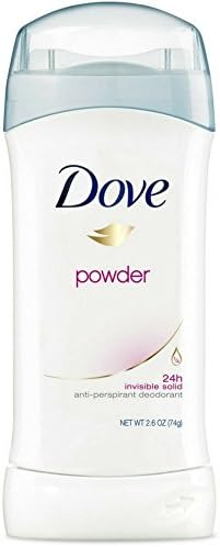 Dove Invisible Solid Deodorant, Powder - 2.6 oz - 3 pk