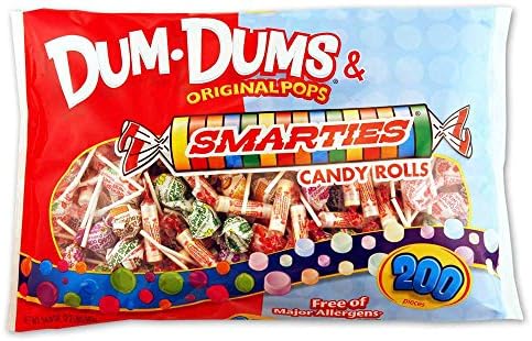  Dum-Dum Pops and Smarties 200 count bag