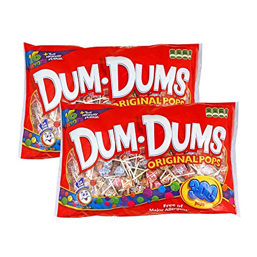 Dum Dums Original Pops, 300-Count Bag (2 Pack)