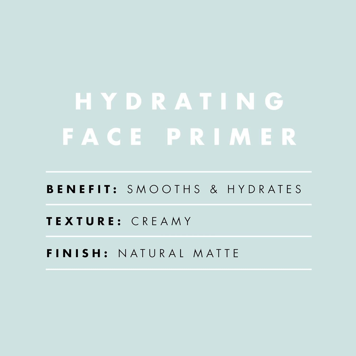  e.l.f. Hydrating Face Primer Natural Matte Finish, 1.01 fl. oz.