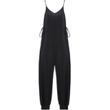 Eberjey Finely Knotted Sleep Jumpsuit_BLACK