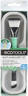 EcoTools Maskmates Multi-Masking Kit, For Facial Mask Application, With Dual Mixing Tray and Container, Set of 2 Brush Heads