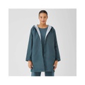 Eileen Fisher Hooded Reversible Coat