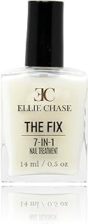 Ellie Chase 7 in 1 Nail Treatment 0.5 oz Contains Peptides, Vitamin E, Violet Extract, Oils, Amino Acids, Hexanal  hydration, nutrition, strength, smoothing, hardening, protection