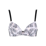 LADIES KNITTED PADDED TRIANGLE BRA