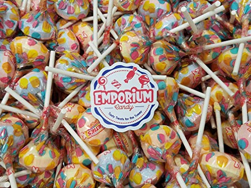  Emporium Candy Smarties Lollipops - Individually Wrapped 1.5 lbs Fresh Bulk Assorted Lollipop Candy with Refrigerator Magnet