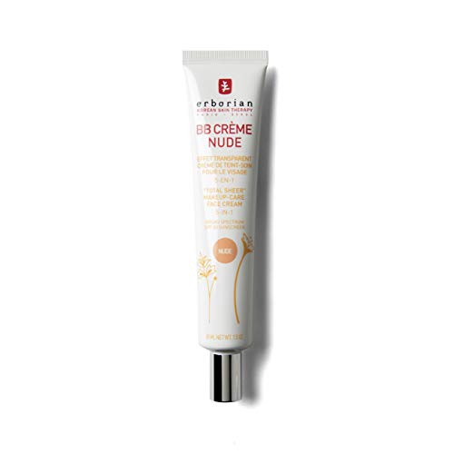  Erborian BB Creme Nude Total Sheer Make-Up-Care Face Cream 5-In-1 SPF20 1.5oz, 45ml