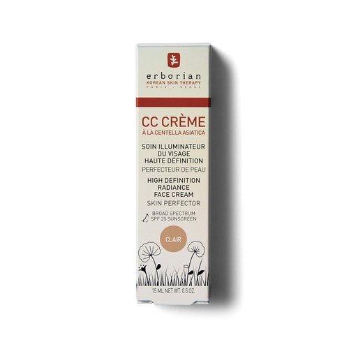  Erborian CC Cream High Def Skin Perfector Claire Spf25 15ml
