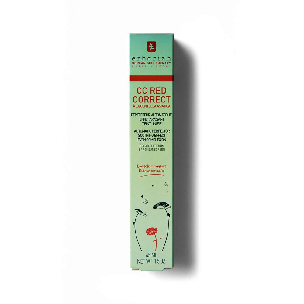  Erborian Cc Red Correct Automatic Perfector Spf 25 By Erborian for Women - 1.5 Oz Sunscreen, 1.5 Oz/45ml