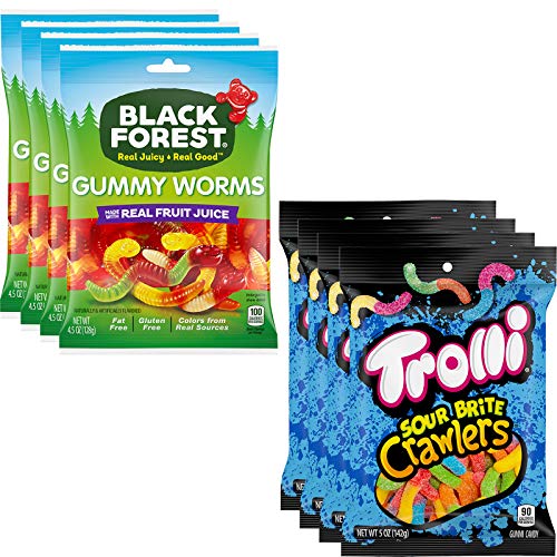 Ferrara Candy Company Trolli & Black Forest Gummy Variety Pack Fruit Juice, 8 Count