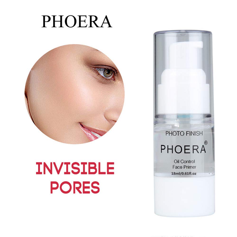  PHOERA Makeup Primer,Firstfly Long Lasting Isolated Hydrating Makeup Base Face Primer CosmeticBeauty Foundation Primers (18ML)