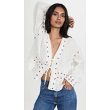 Free People Kizzy Embroidered Top
