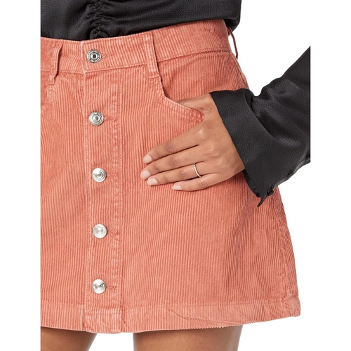 프리피플 Free People Ray Cord Miniskirt