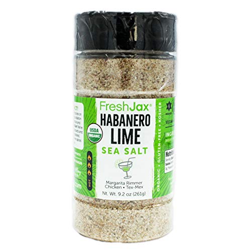 FreshJax Premium Gourmet Spices and Seasonings (Organic Habanero Lime Sea Salt)