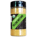 FreshJax Premium Organic Spices, Herbs, Seasonings, and Salts (Certified Organic Yellow Mustard Powder - Large Bottle)