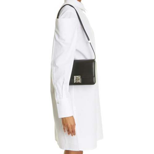 지방시 Givenchy Small 4G Leather Crossbody Bag_BLACK