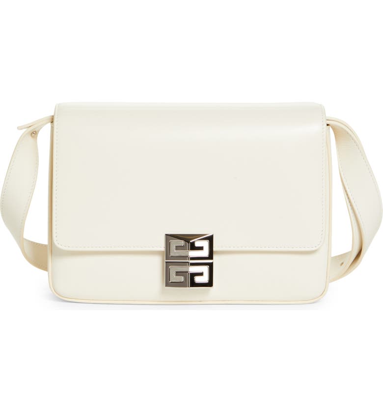 Givenchy Small 4G Leather Crossbody Bag_IVORY