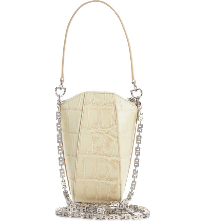 지방시 Givenchy Antigona Mini Vertical Leather Crossbody Bag_NATURAL