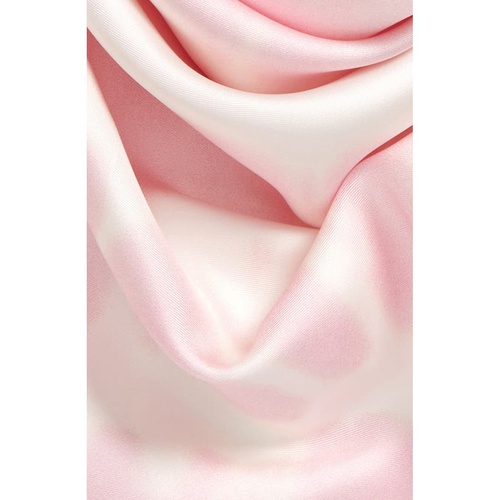 지방시 Givenchy Heart Logo Tie Dye Silk Scarf_PINK