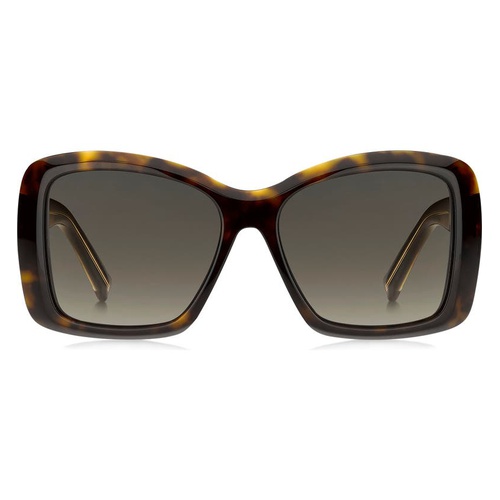지방시 Givenchy 57mm Gradient Square Sunglasses_DARK HAVANA/ BROWN Gradient
