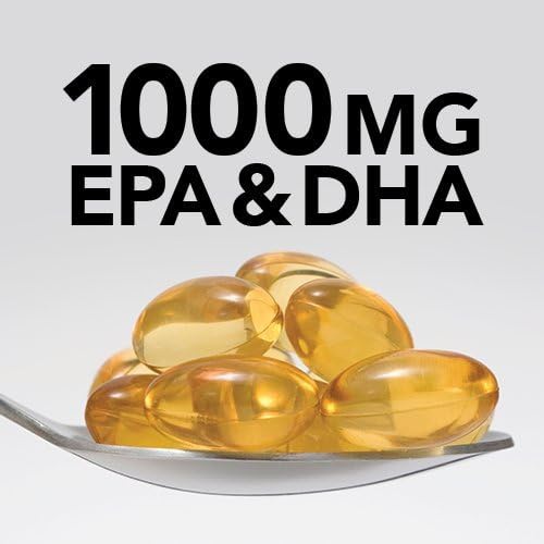  GNC Triple Strength Omega 3 Fish Oil 1000mg, 30 Count, Supports Joint, Skin, Eye, and Heart Health