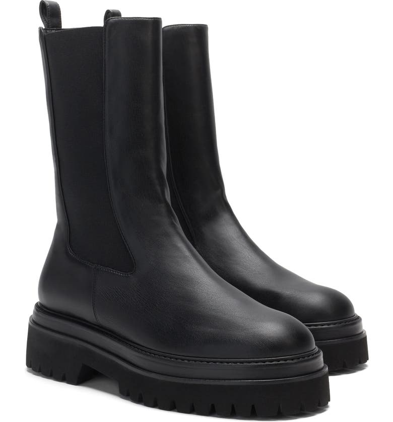 Good American Chelsea Boot_BLACK LEATHER