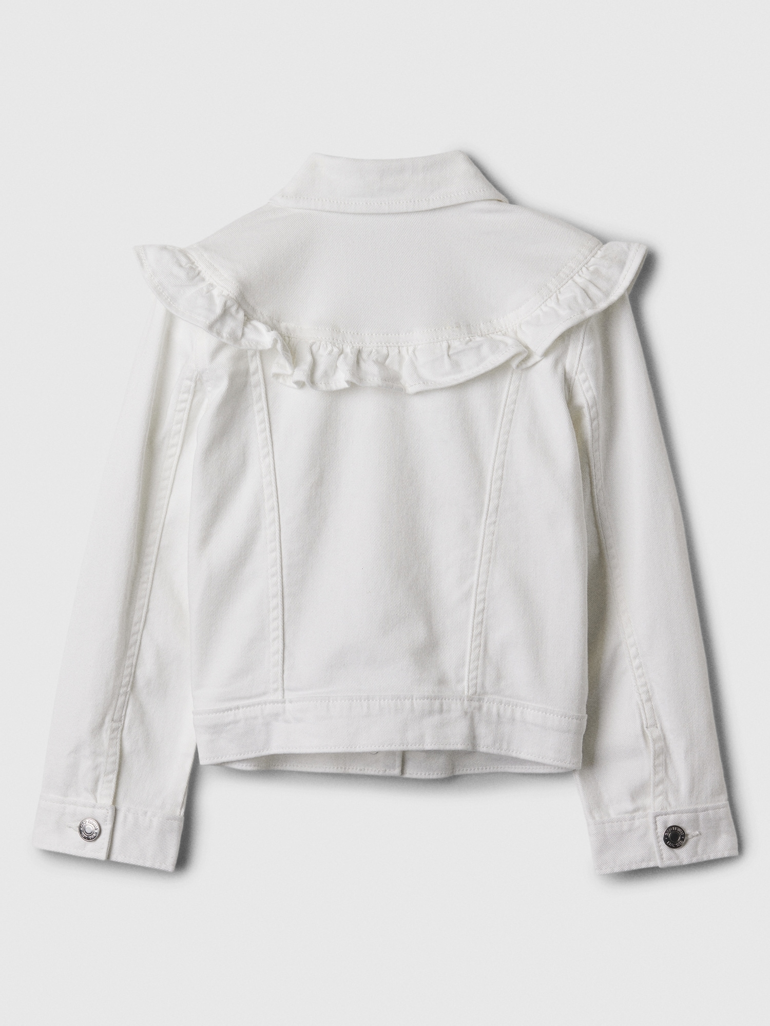 갭 Kids Ruffle Icon Denim Jacket