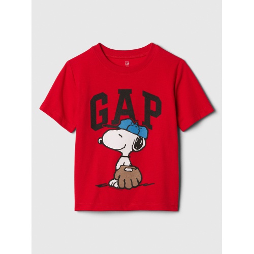 갭 babyGap | Peanuts Logo T-Shirt