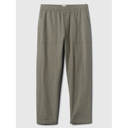 갭 Easy Linen-Blend Utility Pants