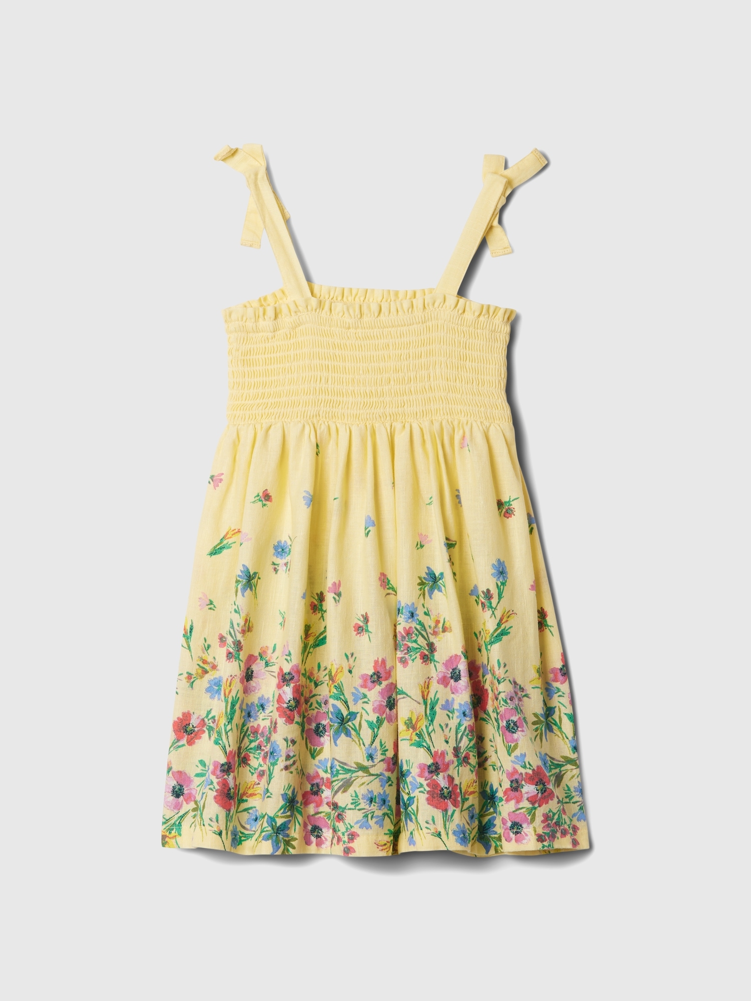 갭 babyGap Linen-Cotton Smocked Dress