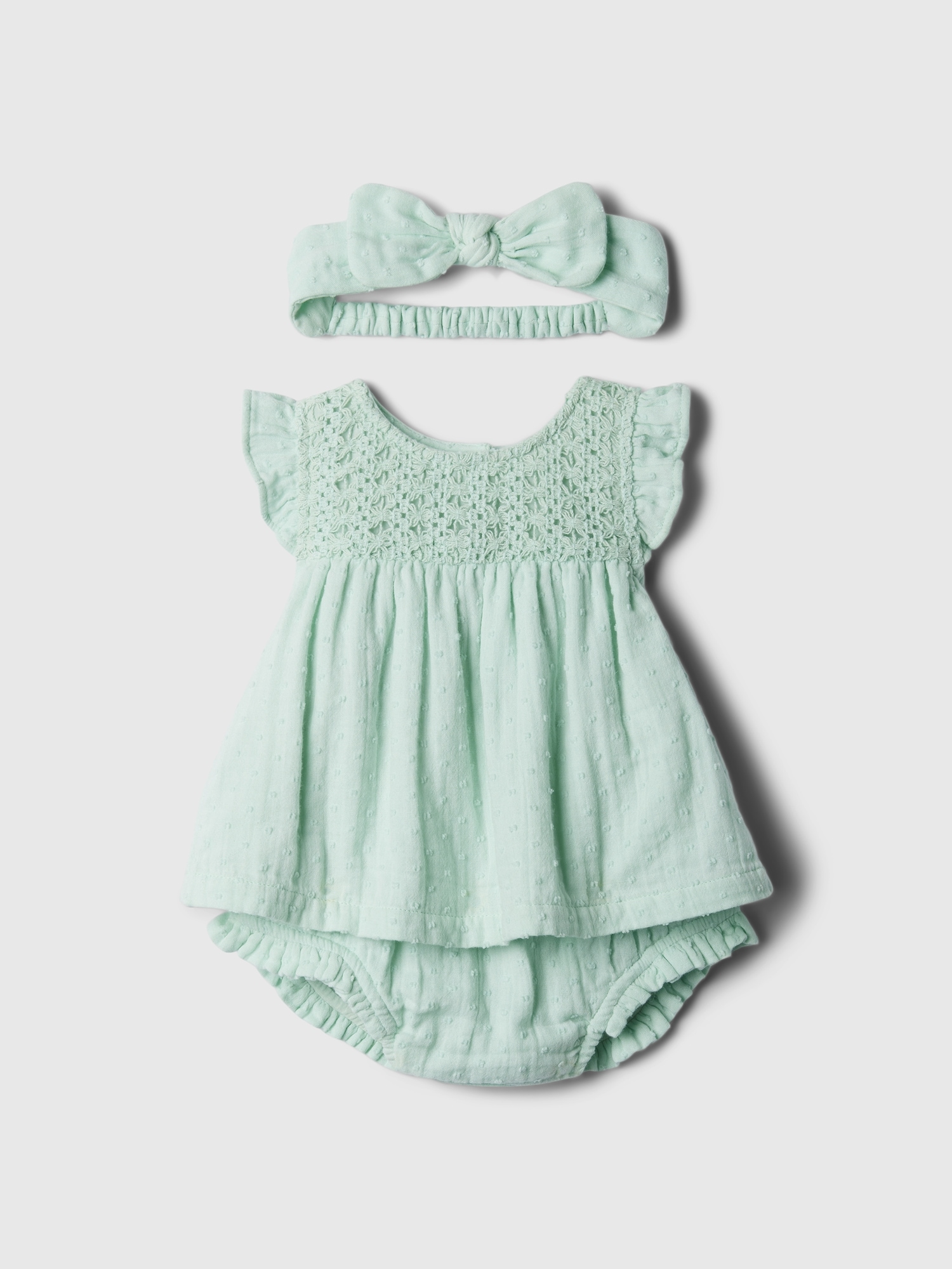 갭 Baby Crochet Outfit Set