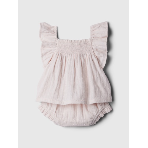 갭 Baby Crinkle Gauze Flutter Outfit Set