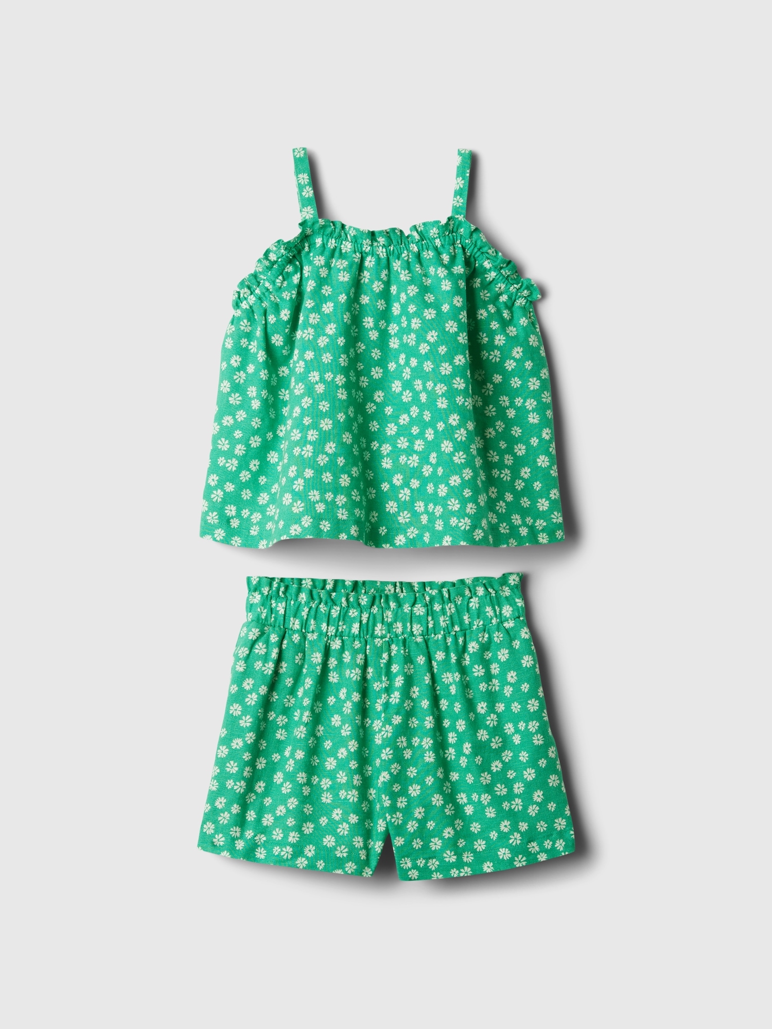 갭 babyGap Linen-Cotton Two-Piece Outfit Set