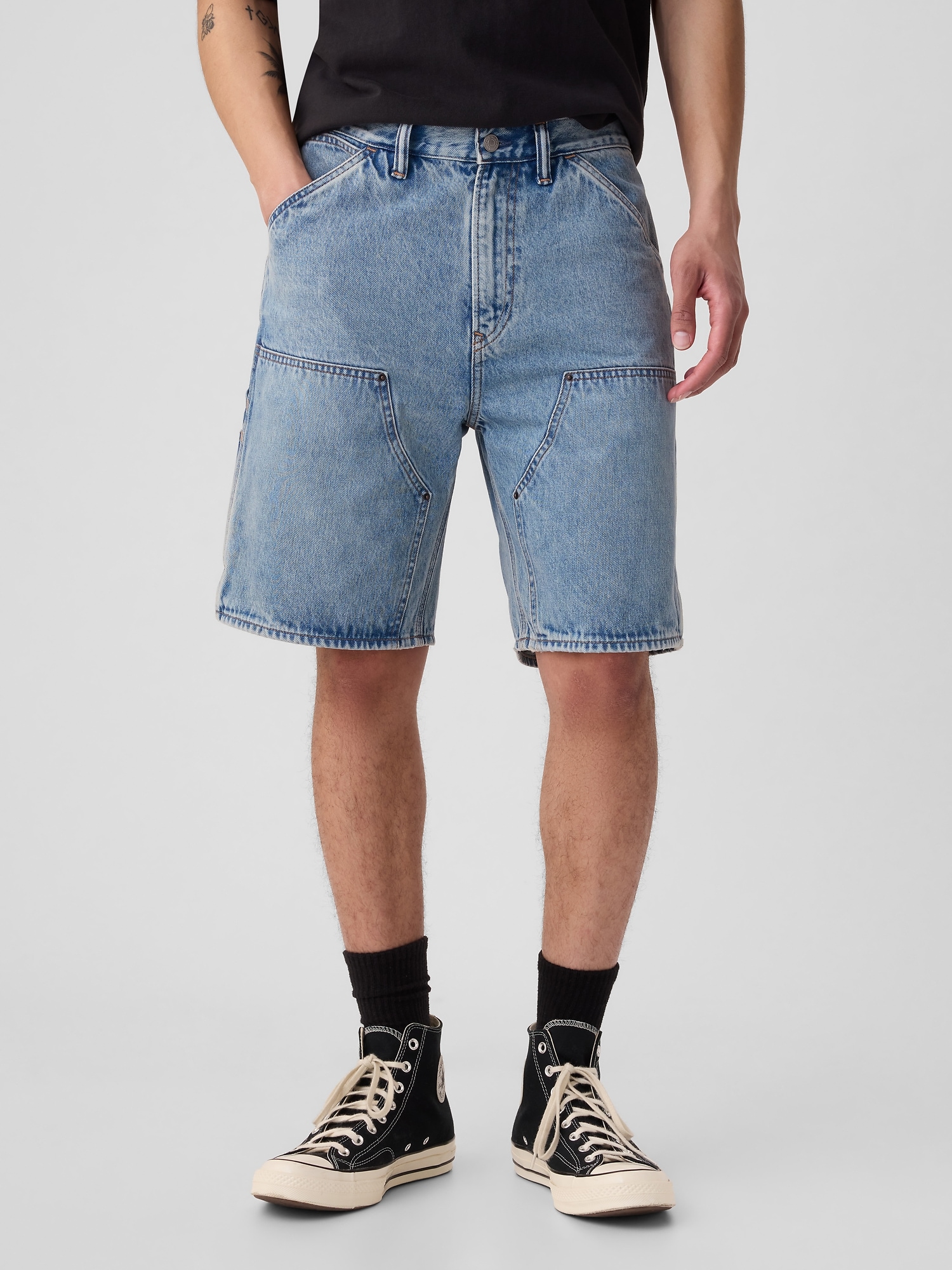 갭 90s Loose Carpenter Denim Shorts