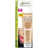 Garnier SkinActive Miracle Skin Perfector BB Cream Anti-Aging Light/Medium 2.5 oz (Pack of 3)