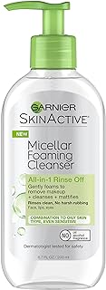 Garnier SkinActive Micellar Foaming Face Wash, For Oily Skin, 6.7 fl oz