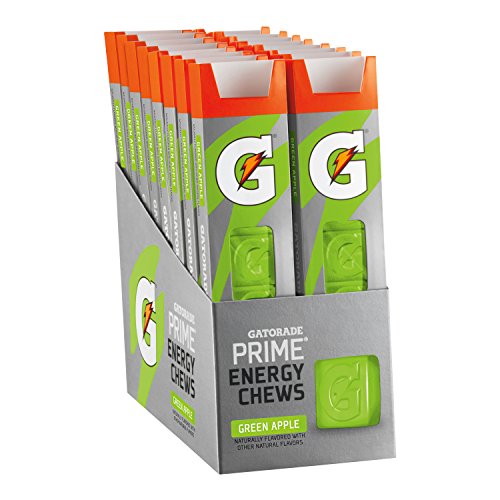 Gatorade Prime Energy Chews, Green Apple - 1 oz (Pack of 16)