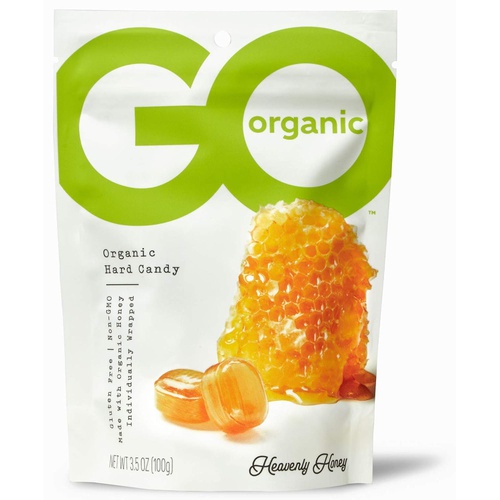 GoOrganic Organic Hard Candies, Honey, 3.5 Ounce Bag (Pack of 6)