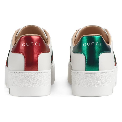 구찌 Gucci New Ace Platform Sneaker_White