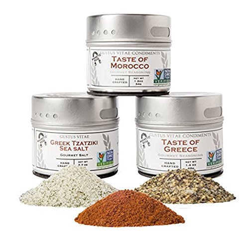 Gustus Vitae Taste of the Mediterranean Gourmet Seasoning & Spice Collection
