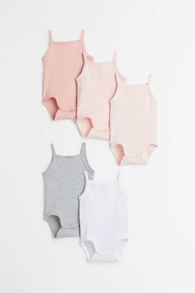 H&M 5-pack Sleeveless Bodysuits