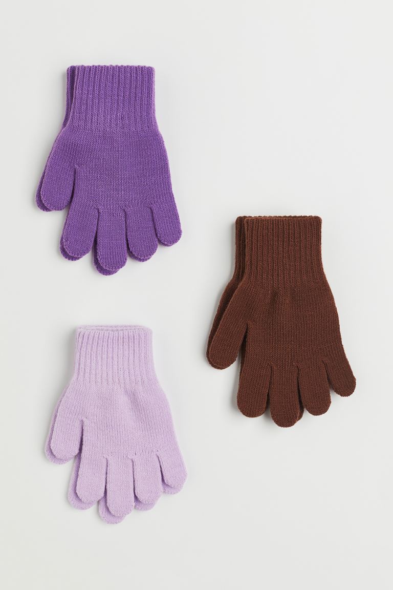 H&M 3-pack Gloves