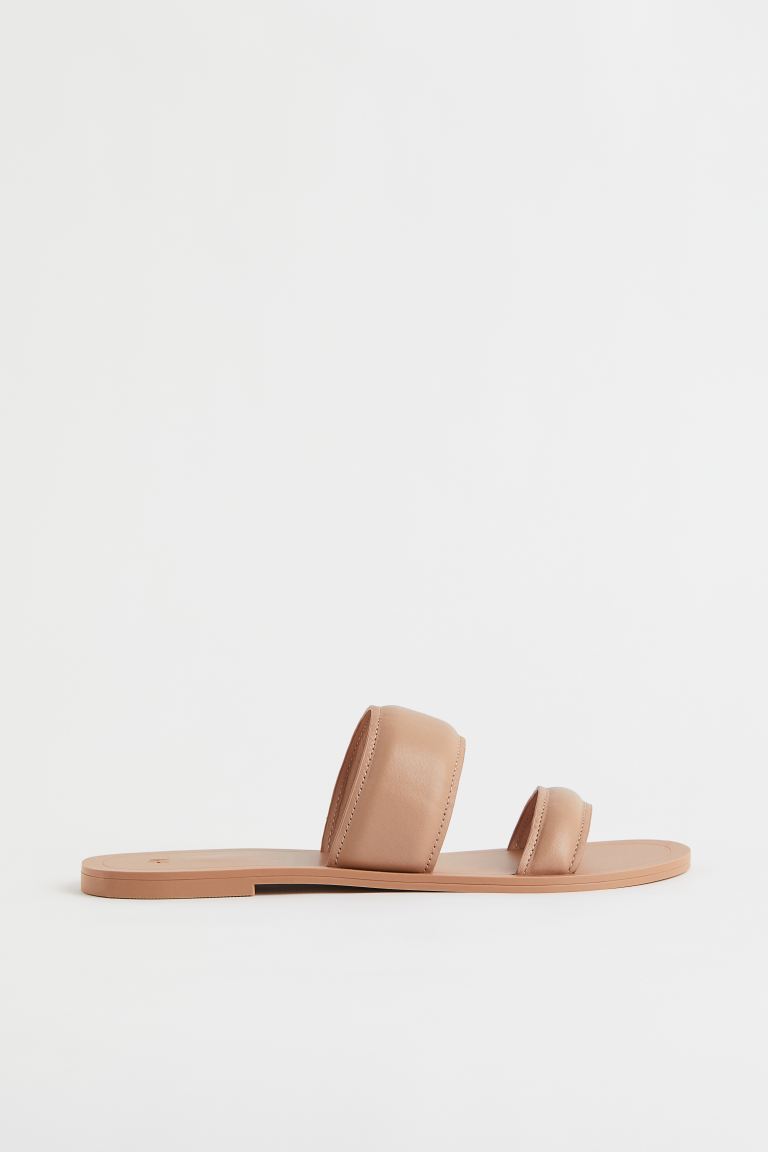 H&M Leather Slides