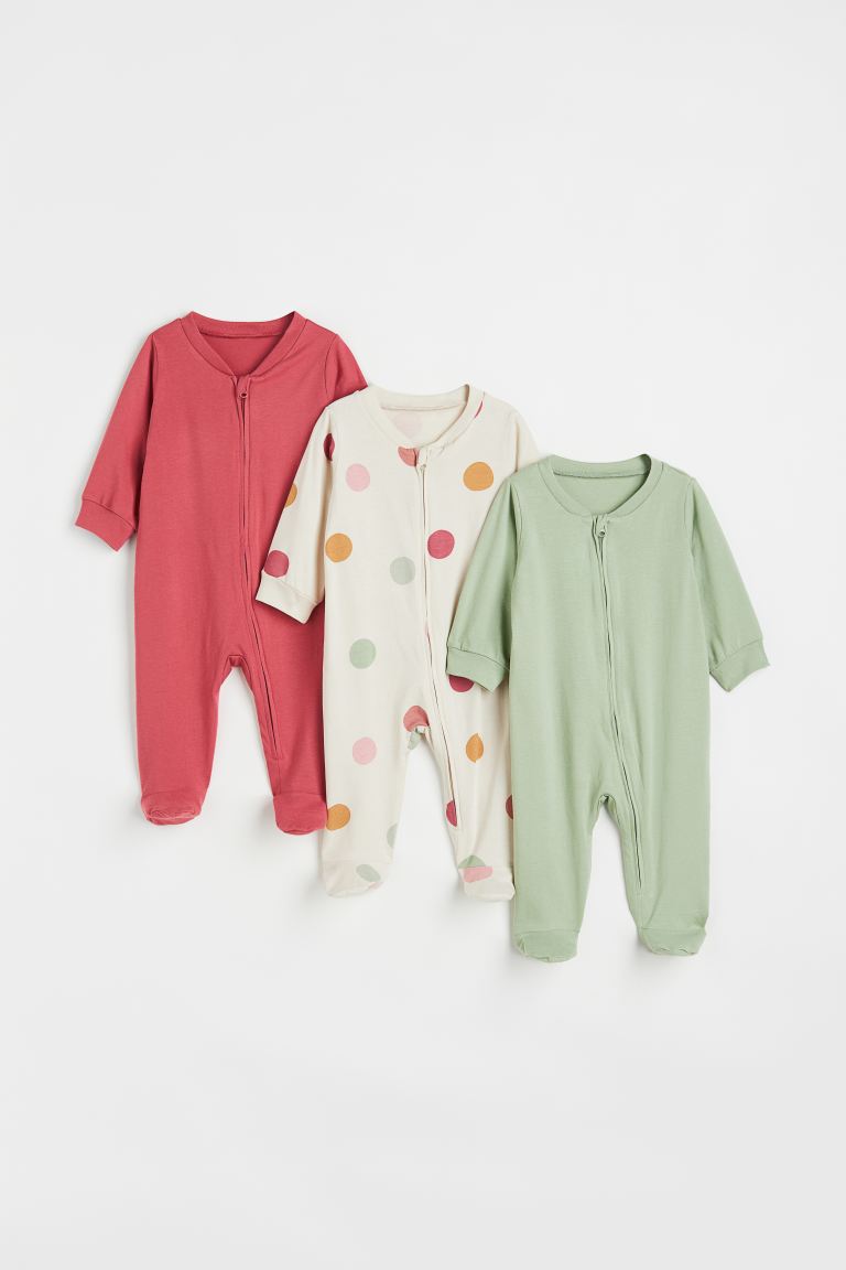 H&M 3-pack Jumpsuits with Zipper
