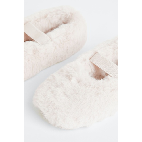 에이치앤엠 H&M Fluffy Ballet-style Slippers