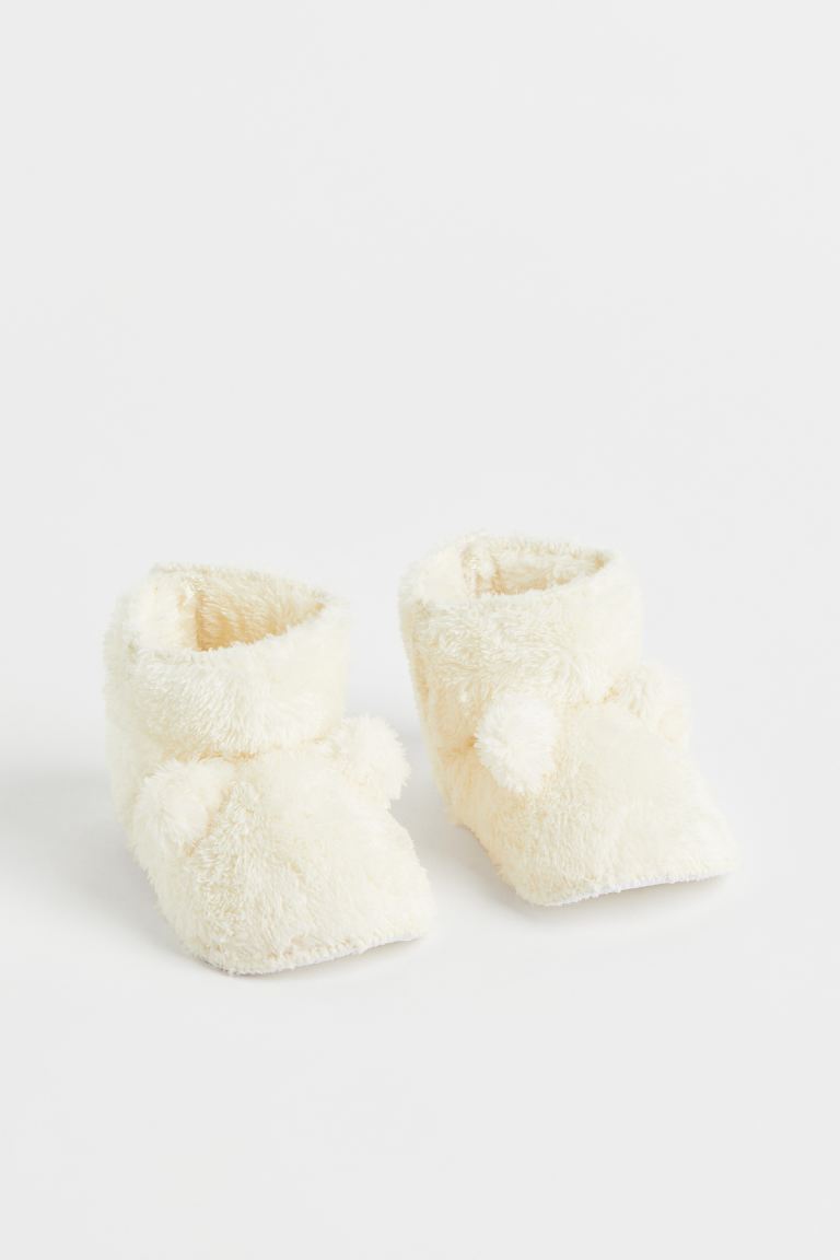 H&M Faux Shearling-lined Slippers